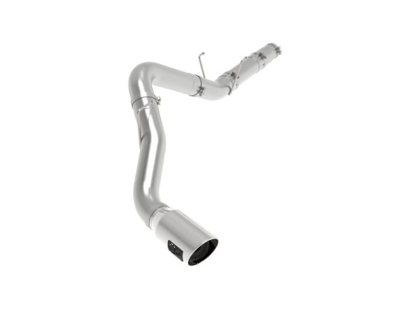 aFe ATLAS 5in DPF-Back Alum Steel Exhaust System w Polished Tip 19-20 Ram Diesel Trucks L6-6.7L (td) Hot on Sale