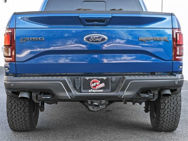 aFe MACH Force-Xp Cat-Back Exhaust w Dual Hi-Tuck Tips Black 17-18 Ford F-150 Raptor V6-3.5L (tt) Supply