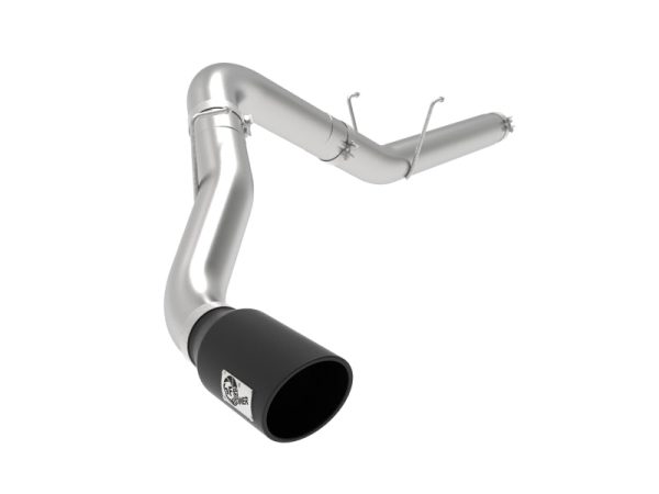 aFe ATLAS 5in Alum Steel DPF-Back Exhaust System w Black Tip 19-20 Ram Diesel Trucks L6-6.7L (td) Online now