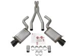 aFe Mach Force-Xp 3in CB Stainless Steel Dual Exhaust System w  Black Tips 09-15 Cadillac CTS-V Online now