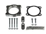 aFe 02-09 Chevrolet Trailblazer  02-09 GMC Envoy L6 4.2L Silver Bullet Throttle Body Spacer - Silver Online Sale