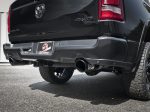 aFe Gemini XV 3in 304 SS Cat-Back Exhaust 19-21 Ram 1500 V8 5.7L Hemi w  Black Tips Online Sale