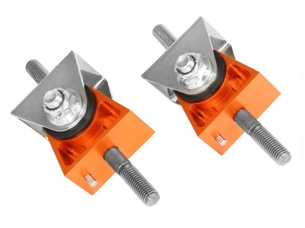 aFe Control PFADT Series Engine Mount Set; Chevrolet Corvette (C5 C6) 97-13 Orange For Discount