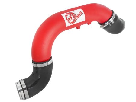 aFe BladeRunner 3in Red IC Tube Cold Side w  Coupling & Clamp Kit 2016 GM Colorado Canyon 2.8L Hot on Sale