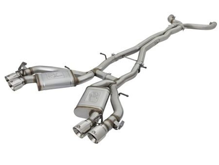 aFe MACHForce XP 3in 304 Stainless Steel Cat-Back Exhaust 16-17 Chevy Camaro SS V8-6.2L For Discount