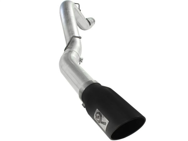 aFe Atlas Exhaust 5in DPF-Back Al Steel 11-13 GM Diesel Trucks V8-6.6L (td) LML (Blk Tip) Online now