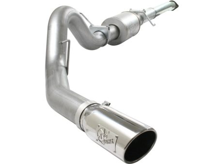 aFe Atlas Exhaust 4in Aluminized Cat-Back w  304 SS Polished Tip 11-13 Ford F-150 EcoBoost V6 3.5L Discount