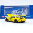 Master 1:64 Mazda RX-7 RX7 FD3S Amemiya Clamshell Diecast Models  (Color:Yellow 38#) Online now