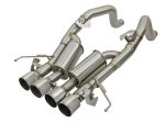 aFe MACHForce XP 3in-2 1 2in Axle Back 304SS Exhaust w  Polished Tips 14-17 Chevy Corvette V8-6.2L on Sale