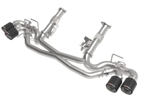 AFe MACH Force-Xp 304 Stainless Steel Cat-Back Exhaust Carbon 2020 Chevrolet Corvette C8 Online now