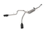 aFe Gemini XV 3in 304 SS Cat-Back Exhaust 15-20 Ford F-150 V6 2.7L 3.5 w  Black Tips Supply