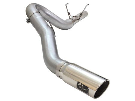 aFe MACHForce XP Exhaust Large Bore 5in DPF-Back Alu. 13-15 Dodge Trucks L6-6.7L (td) *Polish Tip Online Hot Sale