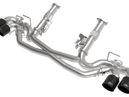 AFe MACH Force-Xp 304 Stainless Steel Cat-Back Exhaust Black 2020 Chevrolet Corvette C8 Sale