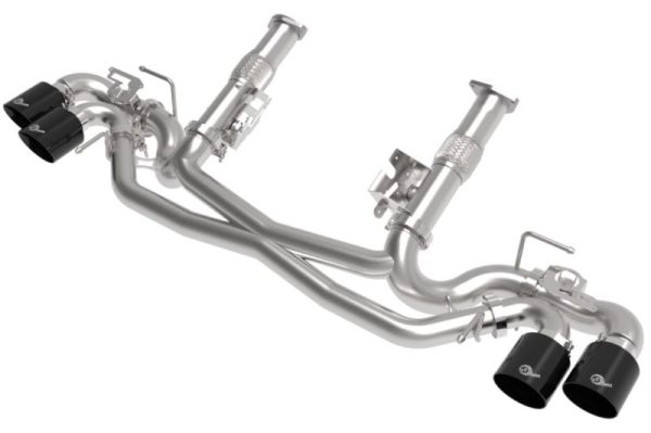 AFe MACH Force-Xp 304 Stainless Steel Cat-Back Exhaust Black 2020 Chevrolet Corvette C8 Sale