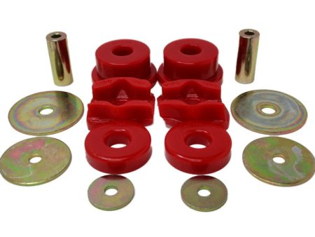 Energy Suspension 97-01 Honda CR-V (Auto Trans Only) 4WD Diff Mount Set - Red For Sale