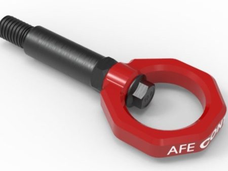 aFe Control Front Tow Hook Red 20-21 Toyota GR Supra (A90) For Sale