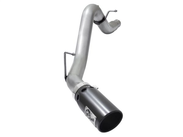 aFe LARGE BORE HD 3.5in DPF-Back Alum Exhaust w Black Tip 2016 GM Colorado Canyon 2.8L (td) Online Sale