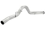 aFe Atlas 5in DPF-Back Aluminized Steel Exh Sys, Ford Diesel Trucks 11-14 v8-6.7L (td) No tip Fashion