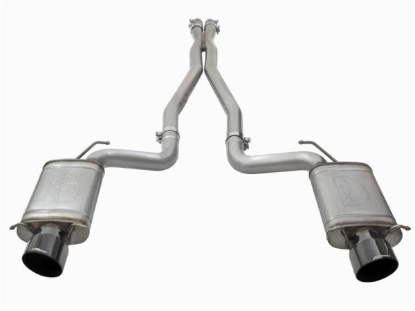 aFe Mach Force-Xp 3in CB Stainless Steel Dual Exhaust System w  Black Tips 09-15 Cadillac CTS-V Online now