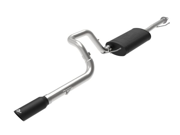 aFe MACHForce XP 2.5in 304-SS Exhaust Cat-Back w  Black Tip 10-19 Toyota 4Runner V6-4.0L For Cheap