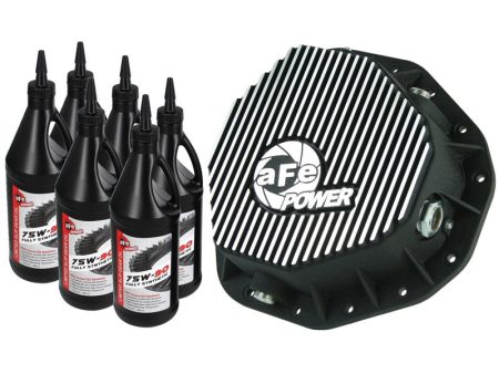 aFe Power Cover Rear Differential w  75W-90 Gear Oil Dodge Diesel Trucks 03-05 L6-5.9L Online