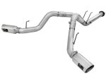 aFe Atlas Exhaust 4in DPF-Back Exhaust Aluminized Steel Polished Tip 11-14 ford Diesel Truck V8-6.7L Online now