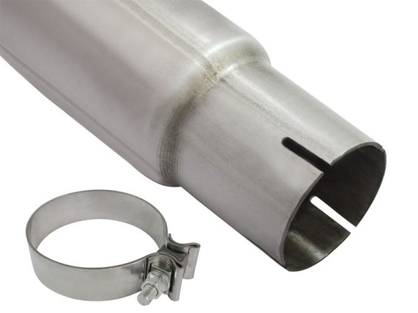 aFe LARGE BORE HD 3.5in DPF-Back Alum Exhaust w Polished Tip 2016 GM Colorado Canyon 2.8L (td) For Discount