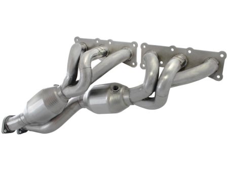 aFe 08-13 BMW 128i (E82 88) L6 3.0L Twisted Steel 304 Stainless Steel Long Tube Header w  Cat Hot on Sale