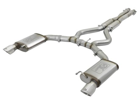 aFe 11-21 Dodge Durango V6-3.6L V8-5.7L MACH Force-Xp 304 SS Cat-Back Exhaust System w  Polished Tip Hot on Sale