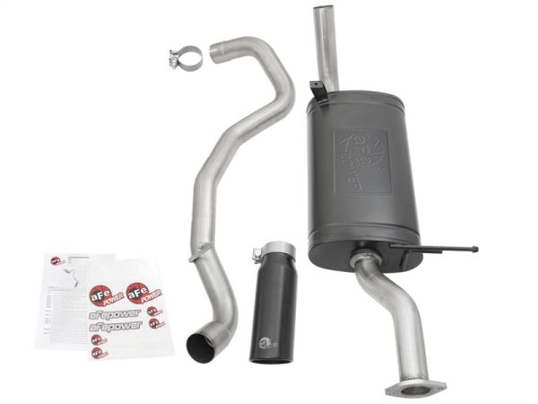 aFe MACHForce XP 2-1 2in 304 SS Cat Back Exhaust w  Black Tips 2001-2016 Nissan Patrol (Y61) 4.8L Hot on Sale