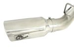 aFe MACHForce XP Exhaust Aluminized Dual Split DPF Back 11-15 GM Diesel Truck V8-6.6L (td) (pol tip) on Sale