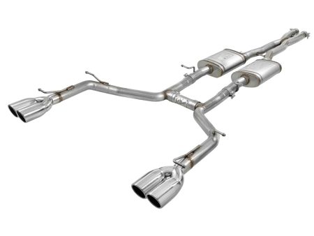 aFe MACH Force-Xp 2-1 2in 304 SS Cat-Back Exhaust 15-19 Dodge Challenger V6-3.6L - Polished Tip Cheap