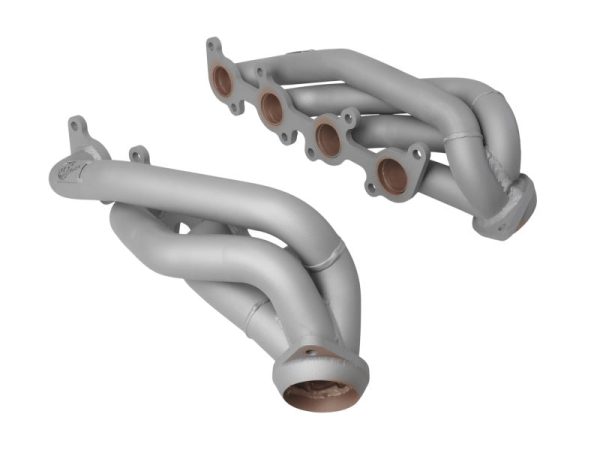 aFe Ford F-150 15-22 V8-5.0L Twisted Steel 1-5 8in to 2-1 2in 304 Stainless Headers w  Titanium Coat Discount