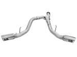 aFe Atlas Exhaust 4in DPF-Back Exhaust Aluminized Steel Polished Tip 11-14 ford Diesel Truck V8-6.7L Online now