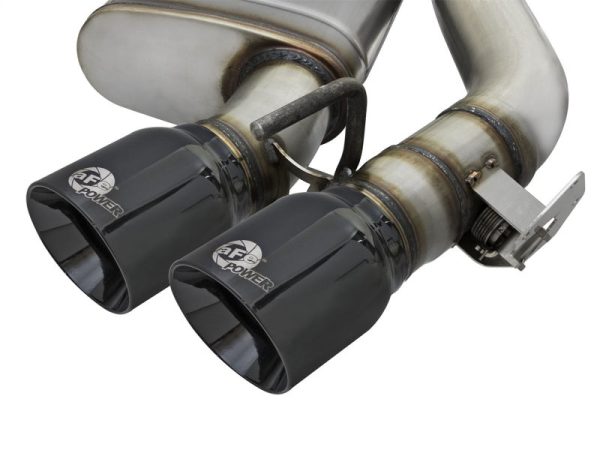 aFe MACHForce XP 3in 304 SS Axle-Back Exhaust Dual Exhaust (NPP) w  Black Tips 16-17 Camaro SS V8 For Discount