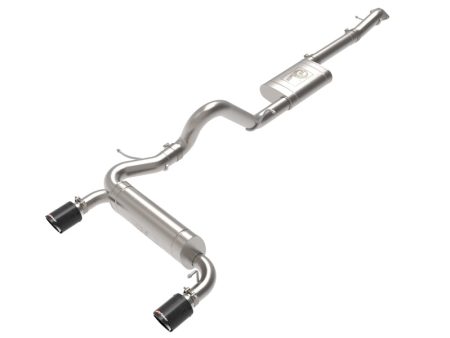 aFe 2021+ Ford Bronco L4-2.3L (t)   V6-2.7L (tt) Vulcan 3in. to 2.5in. SS Cat-Back - Carbon Discount