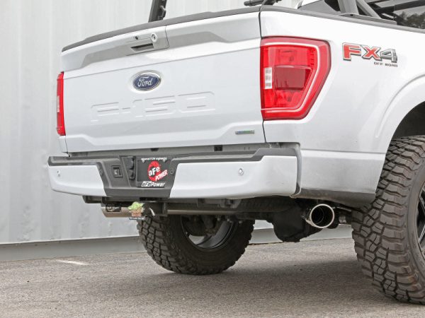 aFe Gemini XV 3in 304 SS Cat-Back Exhaust 2021 Ford F-150 V6 2.7L 3.5L (tt) V8 5.0L w  Polished Tips Online