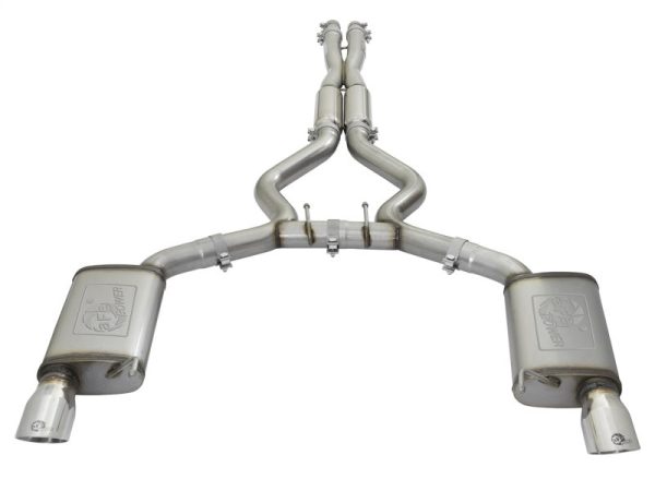 aFe MACHForce XP 3in Sport Tone Cat-Back Exhausts w  Polished Tips 15-17 Ford Mustang V6 V8 Online now