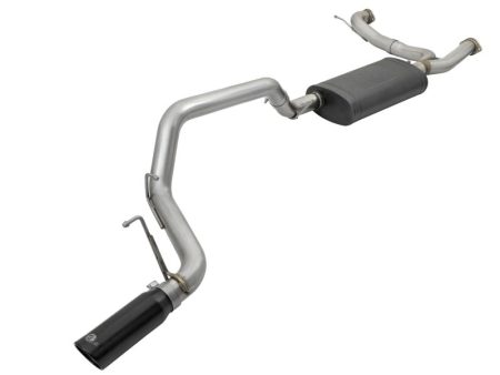 aFe MACHForce XP 3in 304 SS Cat-Back Exhausts w  Black Tips 10-17 Nissan Patrol (Y62) V8-5.6L For Sale