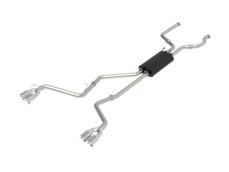 aFe MACH Force-Xp 2.5in. 304 SS C B Exhaust 20-21 Ford Explorer V6-3.0L - Polished Tip Supply